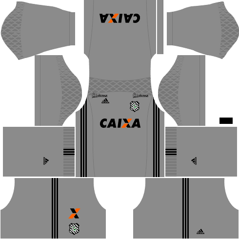 Kit figueirense dls17 uniforme goleiro alternativo 17-18