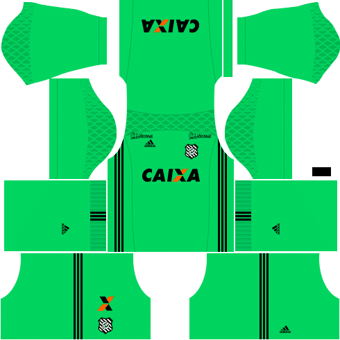 Kit figueirense dls17 uniforme goleiro fora de casa 17-18