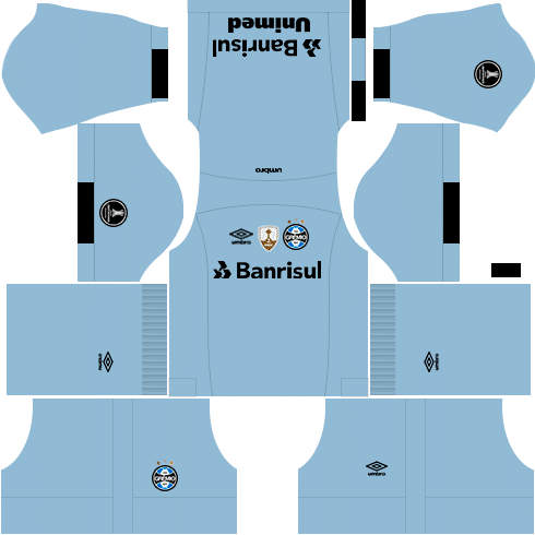 Kit gremio dls17 libertadores 17-18 fora de casa