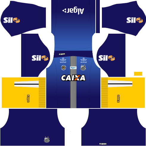 Kit santos dls17 uniforme alternativo 16-17