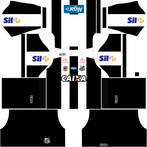 Kit santos dls17 uniforme casa 16-17