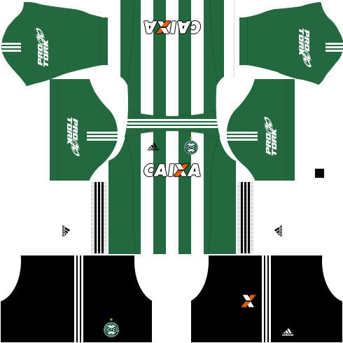 kit coritiba dls17 uniforme fora de casa