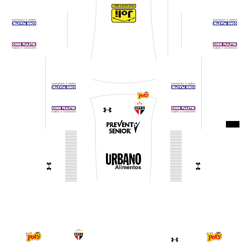 kit são paulo dls17 uniforme goleiro alternativo 16-17