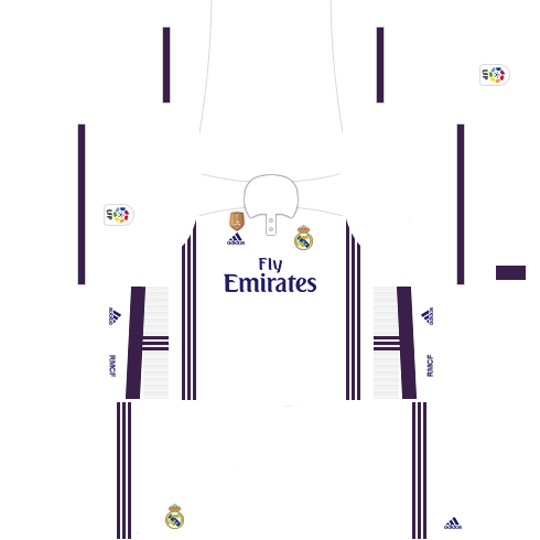 kit real madrid dls17 uniforme casa 16-17