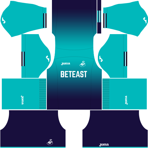 kit Swansea City dls16 fora de casa