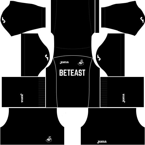 kit Swansea City dls16 goleiro fora de casa