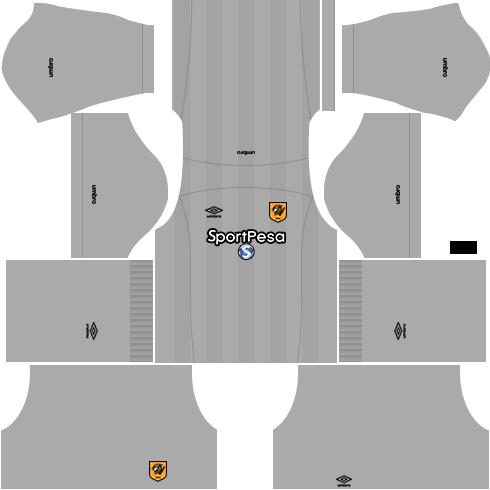 kit hull city dls16 goleiro fora de casa
