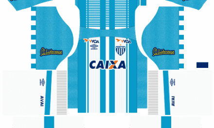 Kit Avaí 2019 Novo Uniforme para DLS 24 – Dream League Soccer