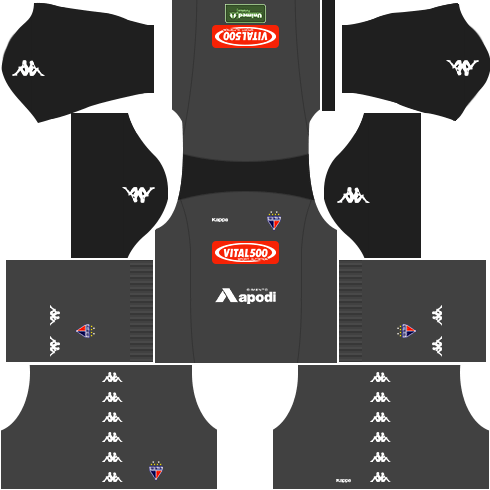 kit fortaleza dls17 uniforme goleiro casa