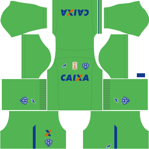 kit paysandu dls17 uniforme goleiro fora de casa