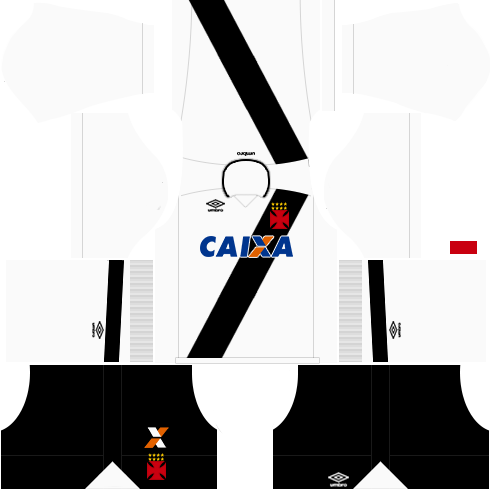 kit vasco da gama dls17 uniforme fora de casa 17-18