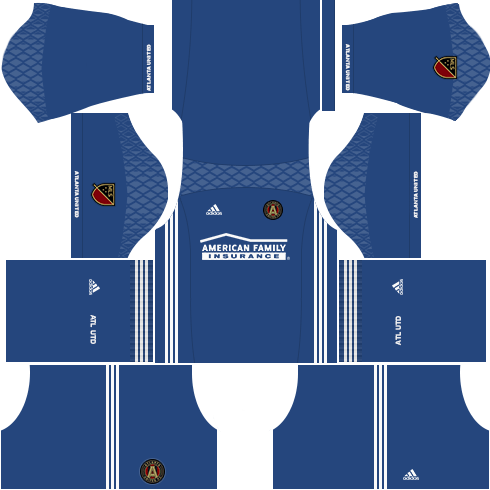 Kit Atlanta United dls17 goleiro fora de casa