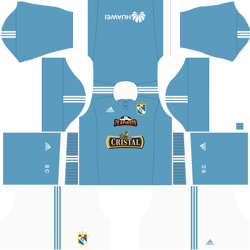 Kit Sporting Cristal dls17 uniforme casa