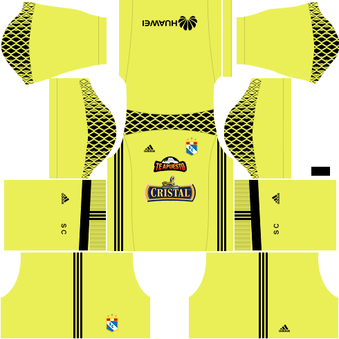 Kit Sporting Cristal dls17 uniforme goleiro casa
