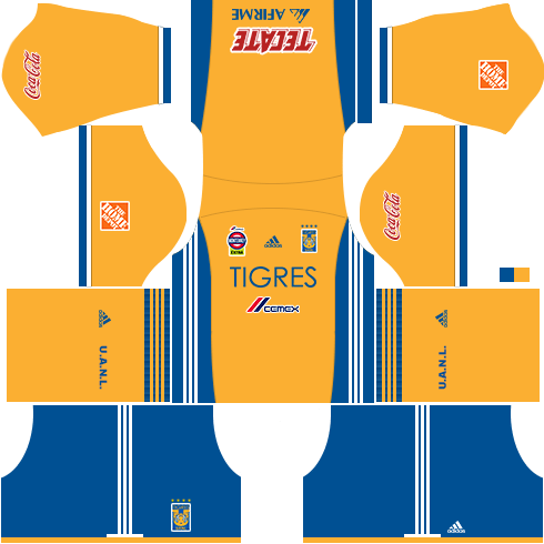 Kit tigres dls17 uniforme casa