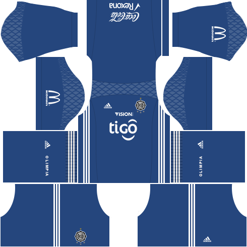 Kit uniforme olimpia dls17 goleiro casa 17-18