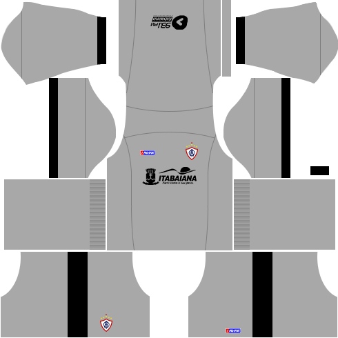 kit itabaiana dls17 uniforme goleiro casa