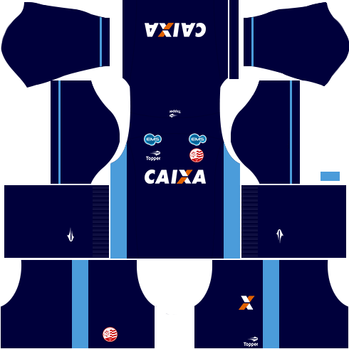 kit nautico dls17 goleiro fora de casa