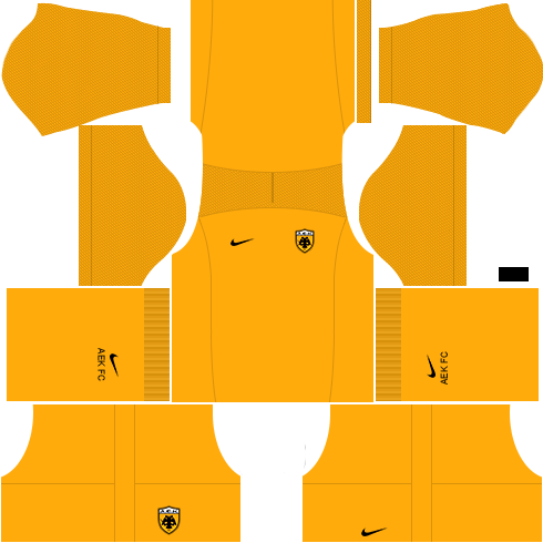 Kit AEK dls17 home Gk - uniforme goleiro casa 17-18