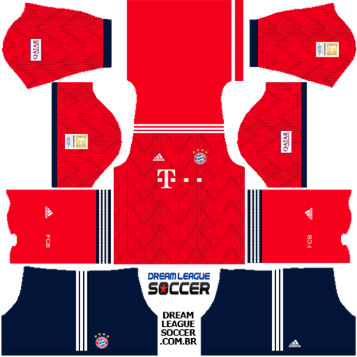 Kit-Bayern-Munich---Bayern-de-Munique-dls-home-uniforme-casa-18-19