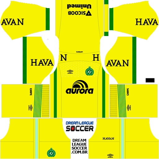 Kit-Chapecoense-dls-home-Gk-uniforme-goleiro-casa-18-19