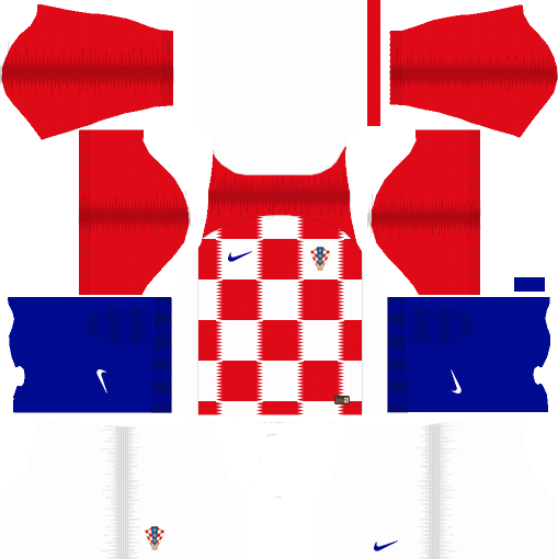 Kit Croácia - Croatia DLS 19 -Home-uniforme casa -World-Cup-2018