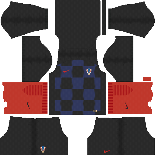 Kit Croácia - Croatia DLS 24 -Away- uniforme fora de casa -World-Cup-2018