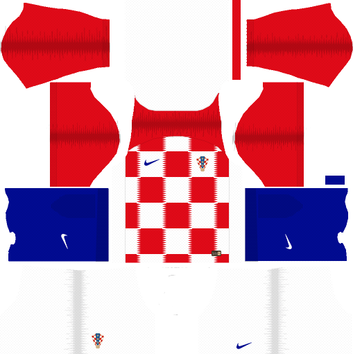 Kit Croácia - Croatia DLS 24 -Home-uniforme casa -World-Cup-2018