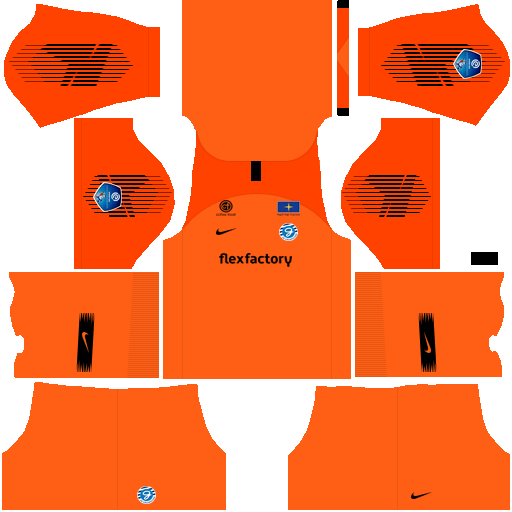 Kit Graafschap dls home Gk uniforme goleiro casa 18-19