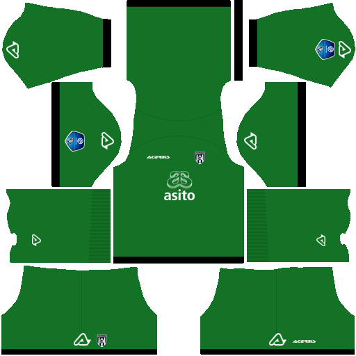 Kit Heracles Almelo dls away Gk uniforme goleiro fora de casa 18-19