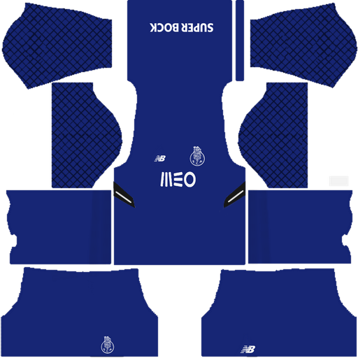 Kit Porto dls17 GK home - uniforme goleiro casa 17-18