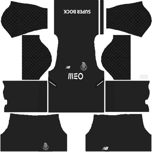 Kit Porto dls17 Gk away - uniforme goleiro fora de casa 17-18