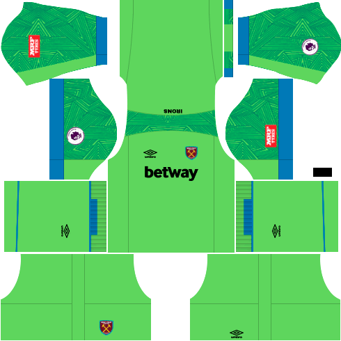 Kit-West-Ham-dls-away-Gk-uniforme-goleiro-fora-de-casa-18-19