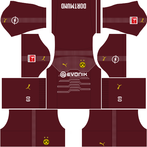 Kit-borussia-dortmund-dls-Third-Gk-terceiro-uniforme-do-goleiro-18-19