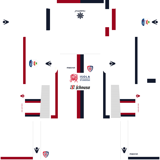 Kit cagliari dls away uniforme fora de casa 18-19