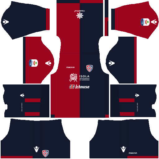 Kit cagliari dls home uniforme casa 18-19