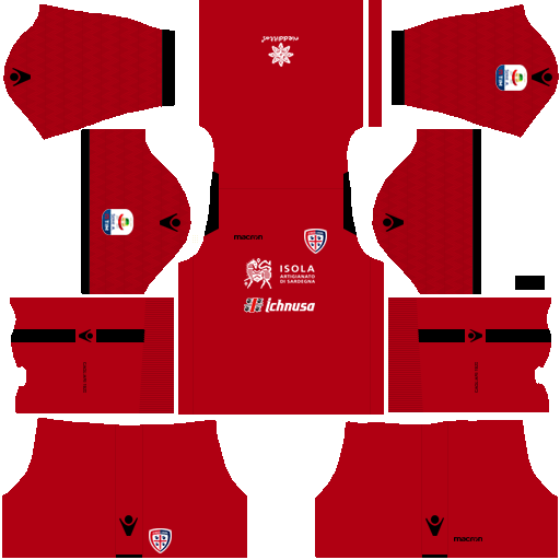 Kit cagliari dls third Gk terceiro uniforme goleiro 18-19