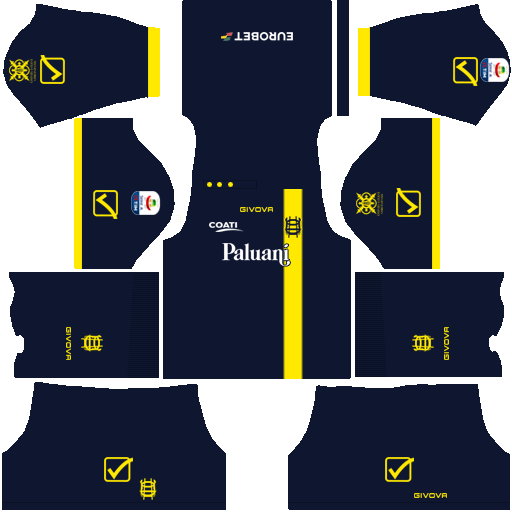 Kit chievo verona dls Third terceiro uniforme 18-19