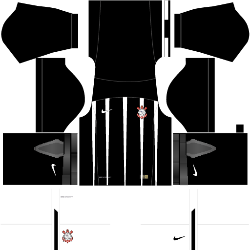 Kit-corinthians-dls17-uniforme-fora-de-casa-17-18