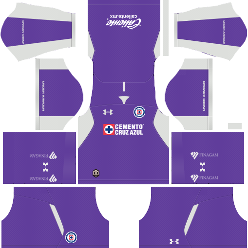 Kit-cruz-azul-dls-away-Gk-uniforme-goleiro-fora-de-casa-18-19