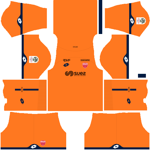 Kit dijon dls away Gk uniforme goleiro fora de casa 18-19