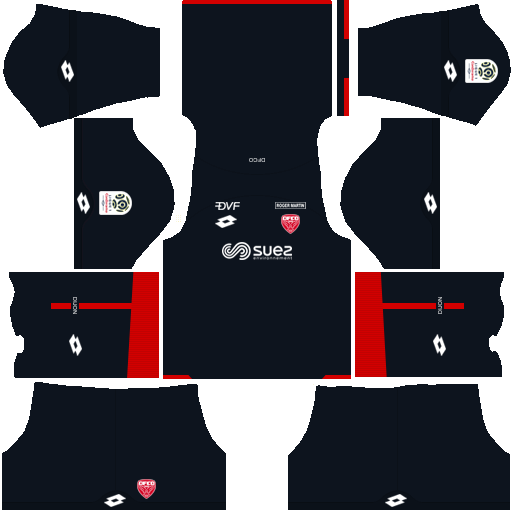 Kit dijon dls away uniforme fora de casa 18-19