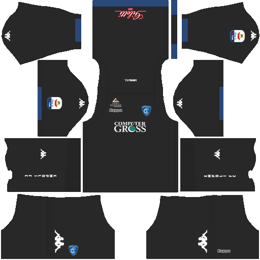 Kit empoli dls third terceiro uniforme 18-19
