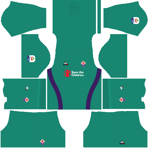 Kit fiorentina dls home Gk uniforme goleiro casa 18-19