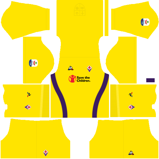 Kit fiorentina dls third Gk terceiro uniforme goleiro 18-19