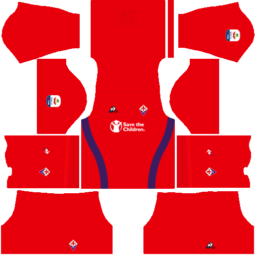 Kit fiorentina dls third terceiro uniforme 18-19