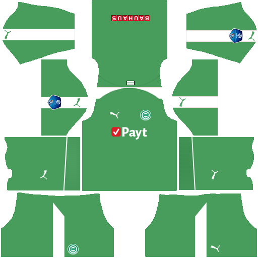 Kit groningen dls away Gk uniforme goleiro fora de casa 18-19