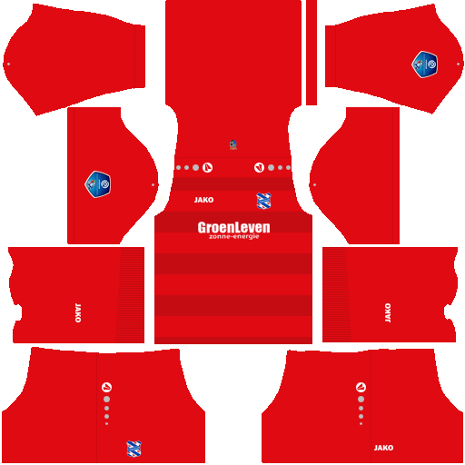 Kit heerenveen dls away Gk uniforme goleiro fora de casa 18-19