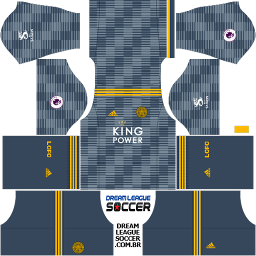 Kit-leicester-city-dls-away-uniforme-fora-de-casa-18-19