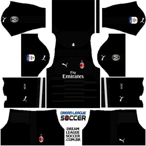 Kit-milan-dls-away-Gk-uniforme-goleiro-fora-de-casa-18-19